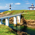 Lighthouse on Pancha Island, Galicia